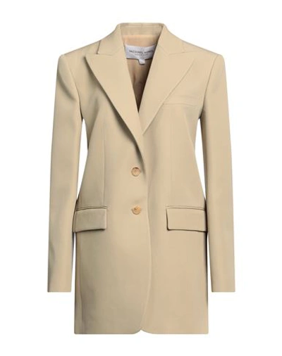 Shop Michael Kors Collection Woman Blazer Sage Green Size 4 Virgin Wool