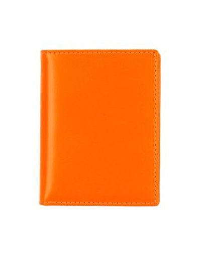 Shop Comme Des Garçons Woman Wallet Orange Size - Soft Leather