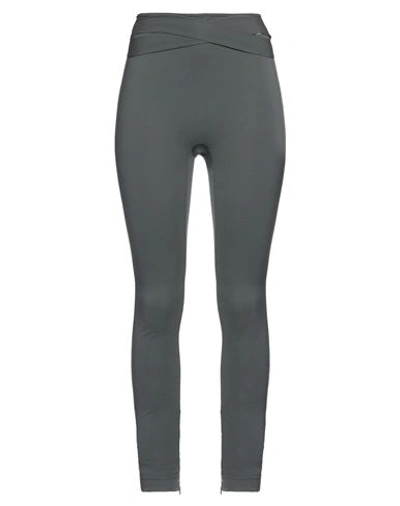 Shop Dolce & Gabbana Woman Pants Lead Size 8 Viscose, Polyamide, Elastane In Grey