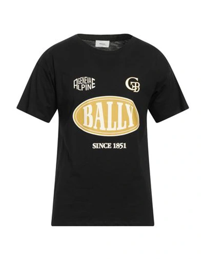 Shop Bally Man T-shirt Black Size 38 Cotton