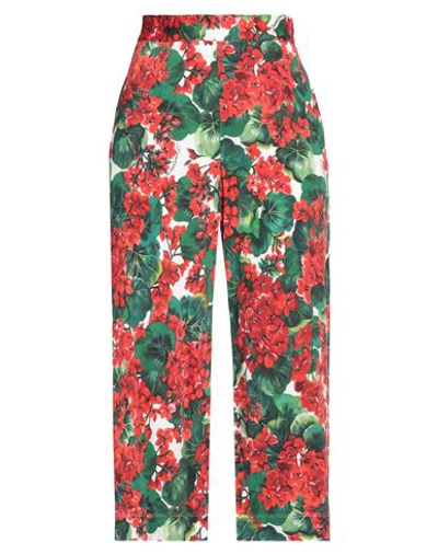Shop Dolce & Gabbana Woman Midi Skirt Red Size 8 Viscose
