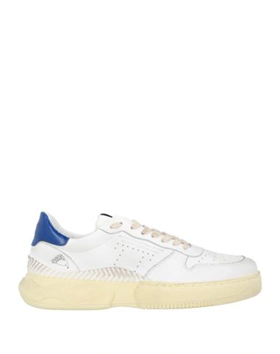 Shop Trypee Man Sneakers Off White Size 7 Leather