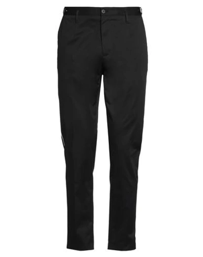 Shop Dolce & Gabbana Man Pants Black Size 38 Cotton, Elastane