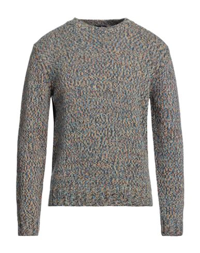 Shop Harmont & Blaine Man Sweater Military Green Size L Polyamide, Viscose, Wool, Cashmere
