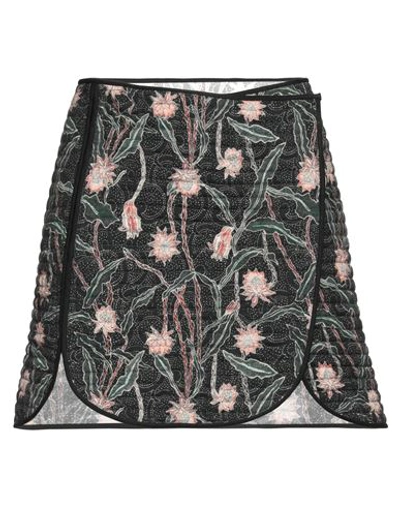 Shop Isabel Marant Woman Mini Skirt Black Size 10 Cotton