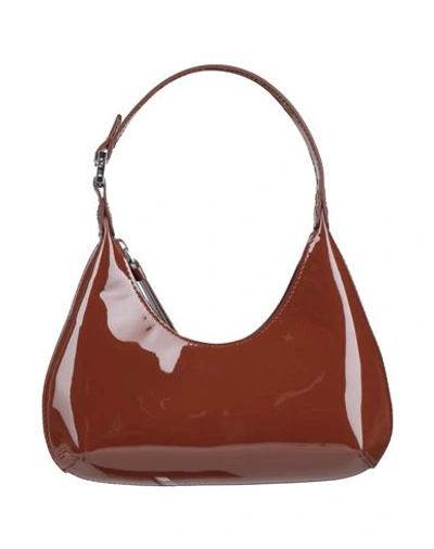 Shop By Far Woman Handbag Brown Size - Cowhide