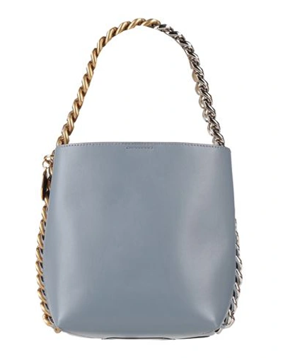 Shop Stella Mccartney Woman Handbag Pastel Blue Size - Textile Fibers