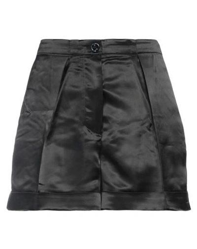 Shop Acne Studios Woman Shorts & Bermuda Shorts Black Size 6 Acetate