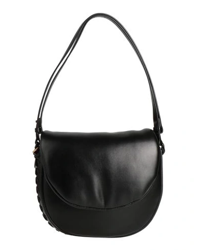 Shop Stella Mccartney Woman Handbag Black Size - Polyester, Polyurethane