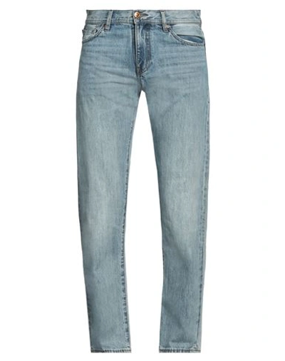 Shop Armani Exchange Man Jeans Blue Size 28 Cotton