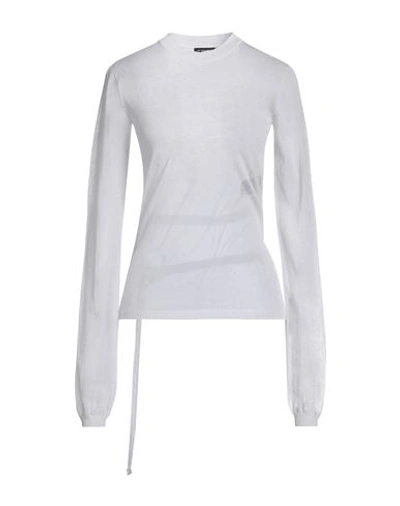 Shop Ann Demeulemeester Woman Sweater White Size M Cotton, Polyamide