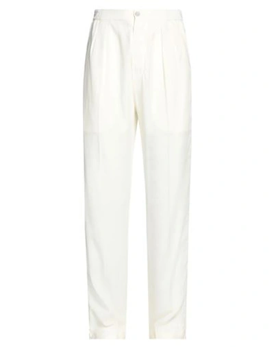 Shop Tom Ford Man Pants White Size 33 Lyocell