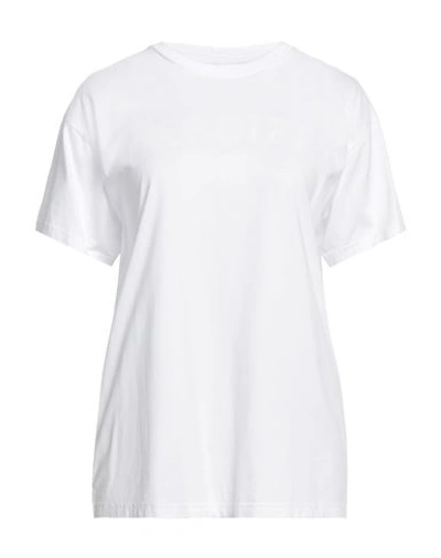 Shop Maison Margiela Woman T-shirt White Size L Cotton