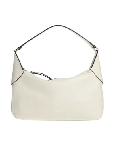 Shop Gianni Chiarini Woman Handbag Off White Size - Leather