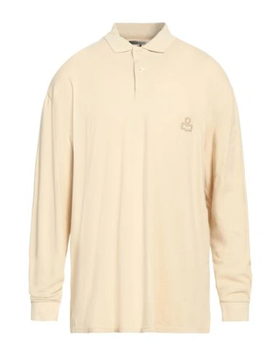 Shop Isabel Marant Man Polo Shirt Beige Size L Cotton