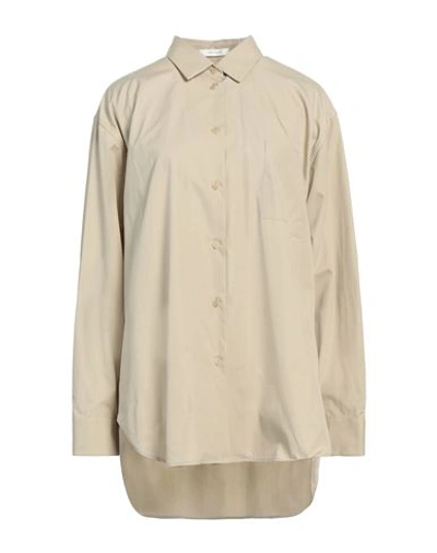 Shop The Row Woman Shirt Sand Size M Cotton In Beige