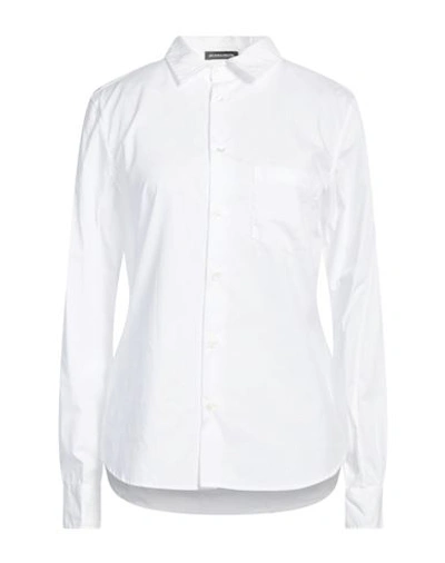 Shop Ann Demeulemeester Woman Shirt White Size 8 Cotton