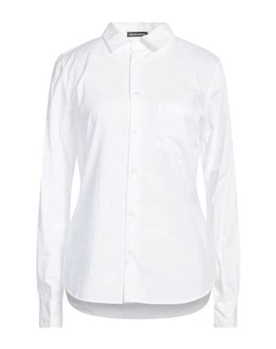 Ann Demeulemeester Woman Shirt White Size 10 Cotton In White