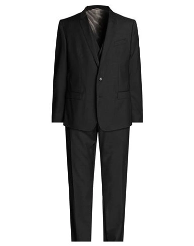 Shop Dolce & Gabbana Man Suit Steel Grey Size 44 Virgin Wool