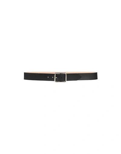 Shop Alexander Mcqueen Man Belt Black Size 39.5 Calfskin