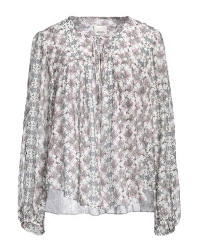 Isabel Marant Woman Top White Size 8 Silk In White