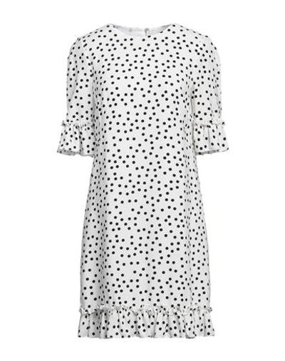 Shop Dolce & Gabbana Woman Mini Dress White Size 10 Viscose