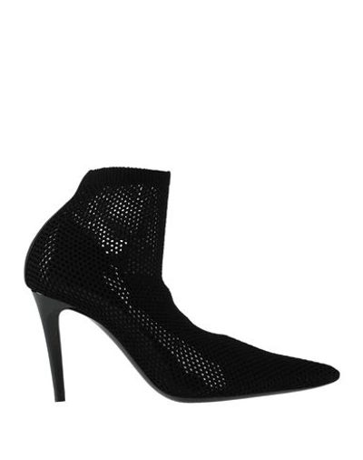 Shop Loewe Woman Ankle Boots Black Size 7 Soft Leather, Textile Fibers