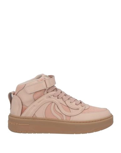 Shop Stella Mccartney Woman Sneakers Pink Size 8 Textile Fibers