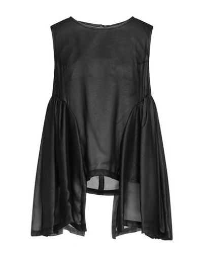 Shop Comme Des Garçons Woman Top Black Size M Polyester