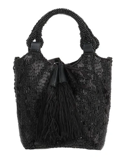 Shop Staud Woman Handbag Black Size - Textile Fibers