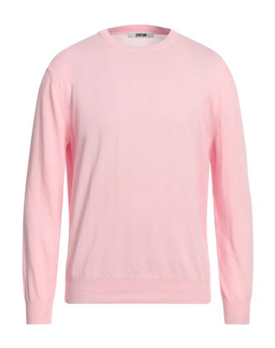 Shop Grifoni Man Sweater Pink Size 40 Cotton
