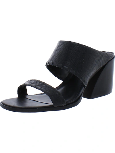 Shop Vince Camuto Kafinny Womens Slip-on Open-toe Mules In Black