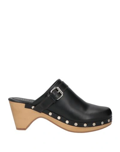 Shop Isabel Marant Woman Mules & Clogs Black Size 8 Soft Leather