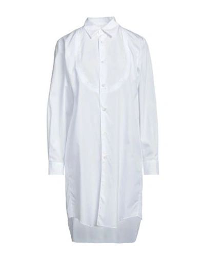 Shop Comme Des Garçons Woman Mini Dress White Size M Cotton