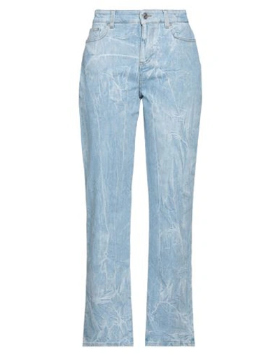 Shop Stella Mccartney Woman Jeans Blue Size 30 Cotton, Elastane, Polyester, Viscose, Polyurethane Resin