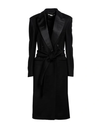 Shop Stella Mccartney Woman Coat Black Size 2-4 Wool