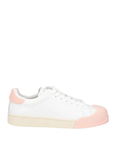 Shop Marni Woman Sneakers White Size 8 Leather