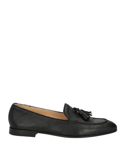 Shop Doucal's Woman Loafers Black Size 7 Leather