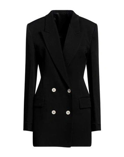 Shop Victoria Beckham Woman Mini Dress Black Size 8 Virgin Wool