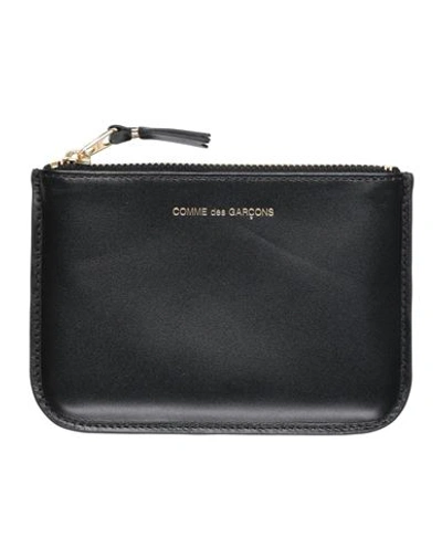 Shop Comme Des Garçons Woman Coin Purse Black Size - Soft Leather