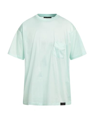 Shop Low Brand Man T-shirt Light Green Size 7 Cotton