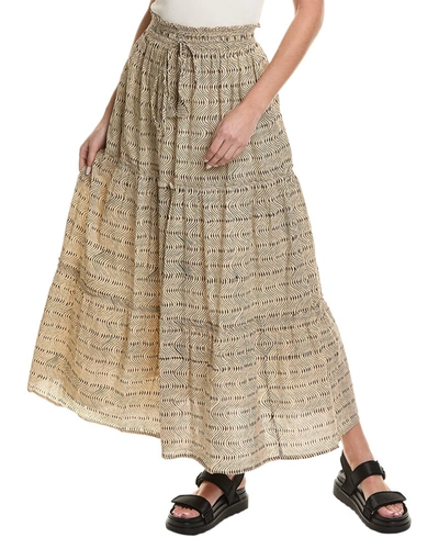 Shop Sole Messina Maxi Skirt In Beige