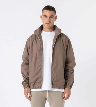 Shop Zanerobe Primal Track Jacket Timber In Brown