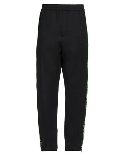 Shop Versace Man Pants Black Size Xxl Polyamide, Elastane, Polyester