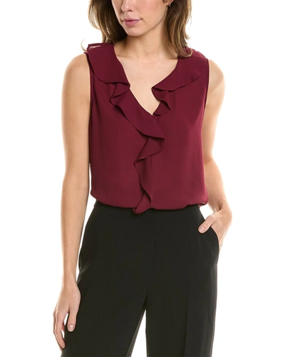 Shop Vince Camuto Ruffle Blouse In Red