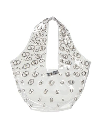 Shop Rabanne Woman Handbag Transparent Size - Plastic, Metal