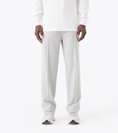 Shop Zanerobe Check Box Pant Lt Grey In White