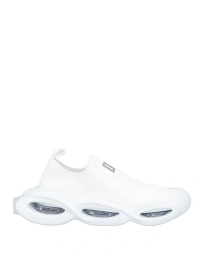 Shop Dolce & Gabbana Man Sneakers White Size 13 Textile Fibers