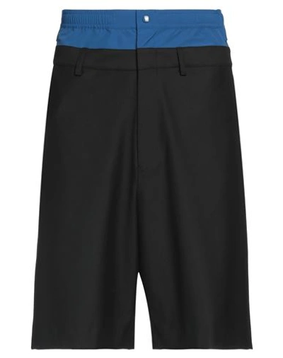 Shop Ambush Man Shorts & Bermuda Shorts Black Size 34 Polyester, Wool, Rayon, Polyurethane