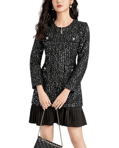 Shop Wlzd Wool-blend Dress In Black